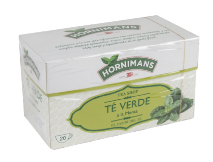 Té verde Hornimans a la menta 20 bolsas